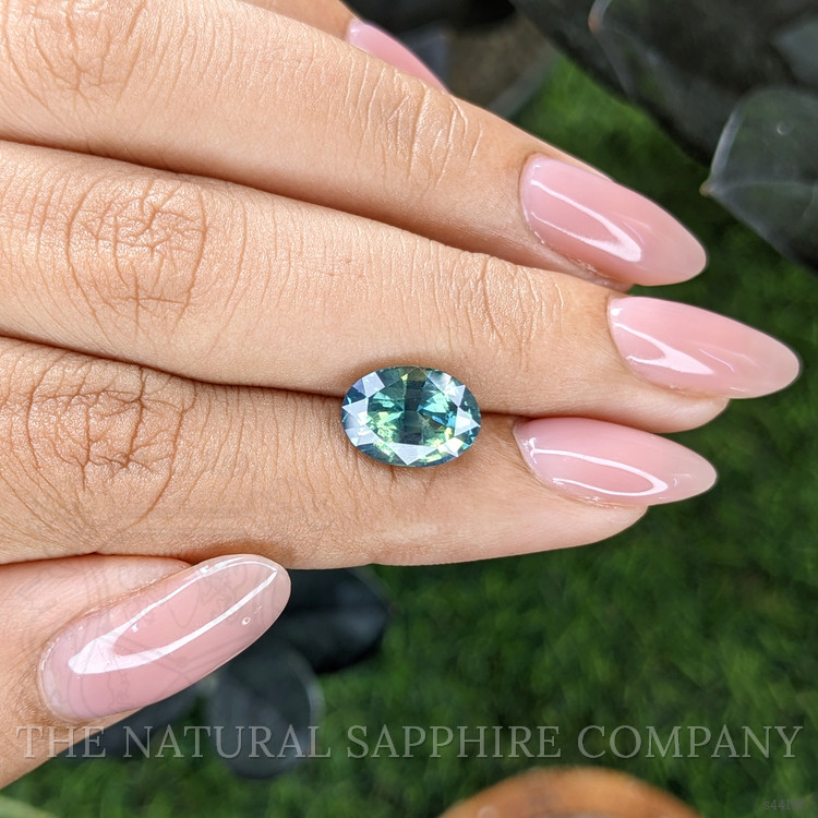 4.04 Ct. Bluish Green Sapphire from Madagascar