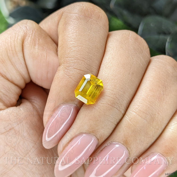 2.82 Ct. Orangish Yellow Sapphire from Ceylon (Sri Lanka)