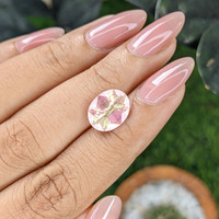 4.39 Ct. Purplish Pink Sapphire from Ceylon (Sri Lanka) Life Style
