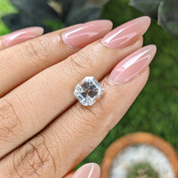 3.04 Ct. White Sapphire from Ceylon (Sri Lanka) Life Style