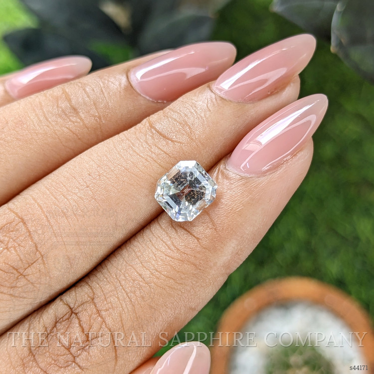 3.04 Ct. White Sapphire from Ceylon (Sri Lanka)