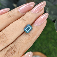 2.00 Ct. Greenish Blue Sapphire from Madagascar Life Style