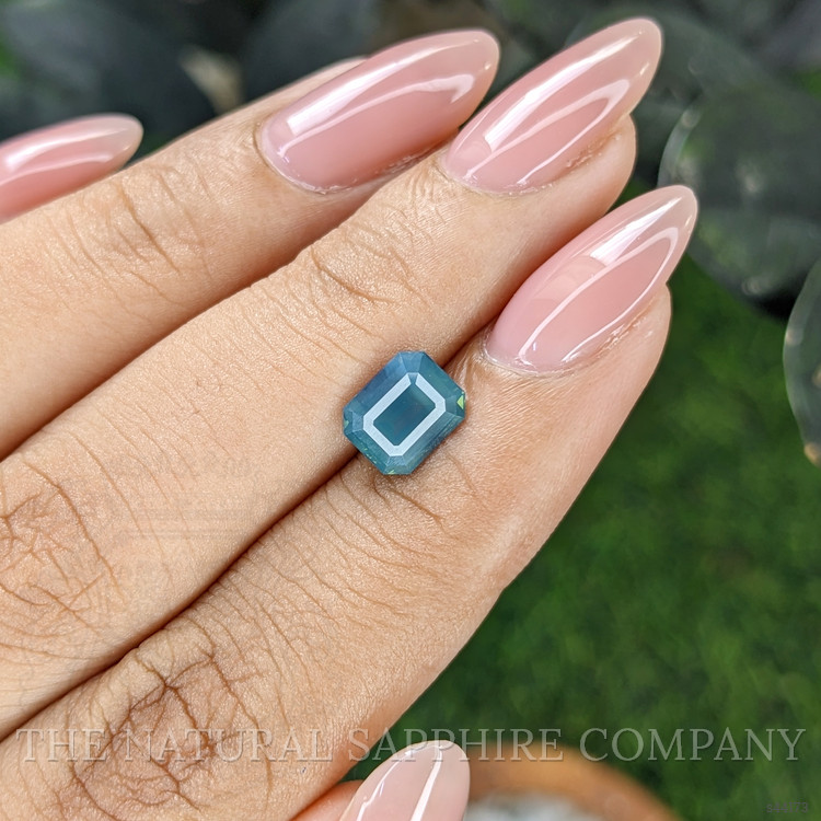 2.00 Ct. Greenish Blue Sapphire from Madagascar