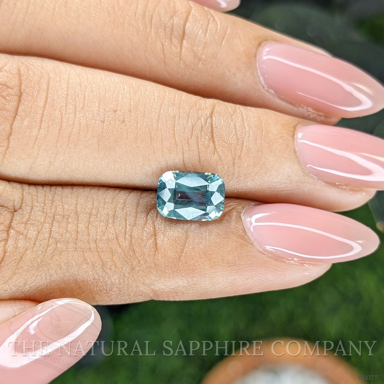 2.10 Ct. Bluish Green Sapphire from Madagascar