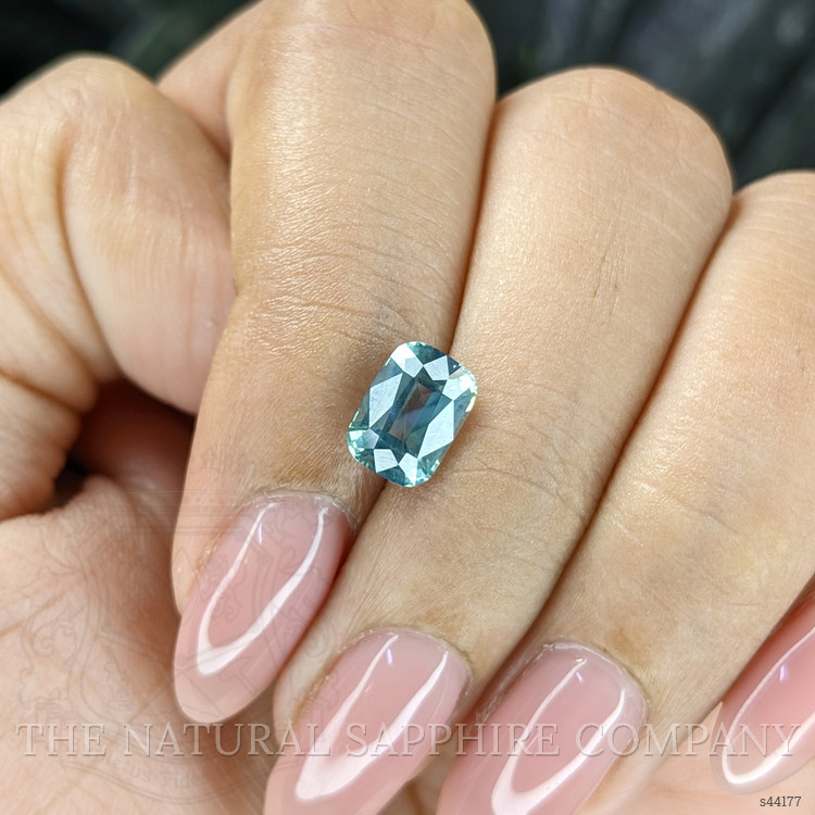 2.10 Ct. Bluish Green Sapphire from Madagascar