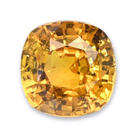 2.48 Ct. Orangish Yellow Sapphire from Ceylon (Sri Lanka) Video