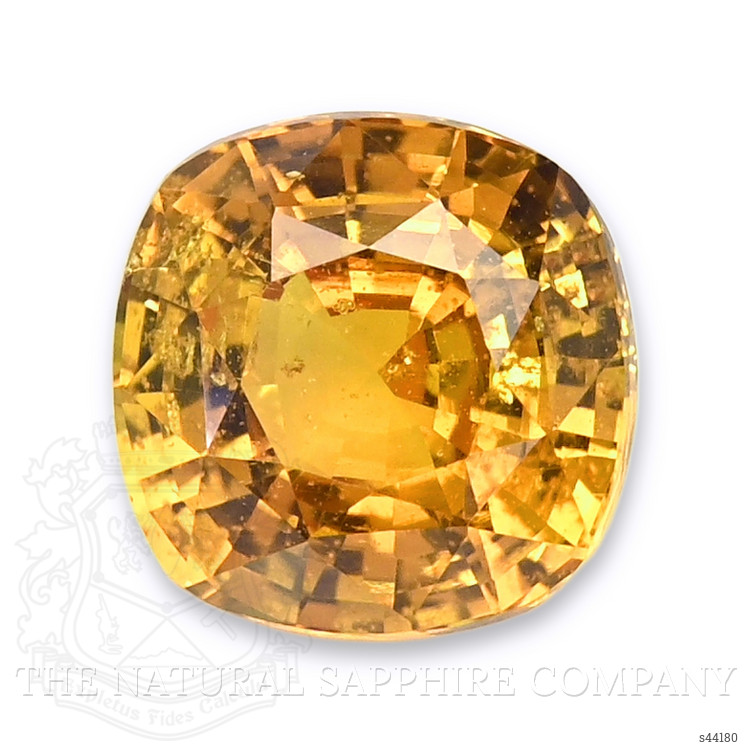 2.48 Ct. Orangish Yellow Sapphire from Ceylon (Sri Lanka)