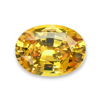 1.83 Ct. Orangish Yellow Sapphire from Ceylon (Sri Lanka) Video
