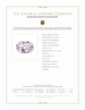 2.60 Ct. Pink Sapphire from Ceylon (Sri Lanka) Scan Report