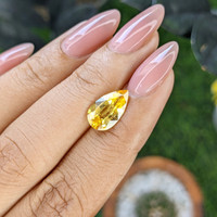 2.99 Ct. Yellow Sapphire from Ceylon (Sri Lanka) Life Style