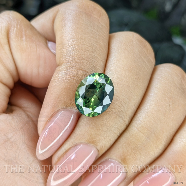 6.05 Ct. Bluish Green Sapphire from Madagascar