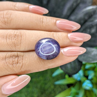 31.17 Ct. Purple Star Sapphire from Ceylon (Sri Lanka) Life Style