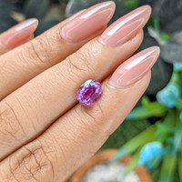 2.02 Ct. Purple Sapphire from Tanzania Life Style