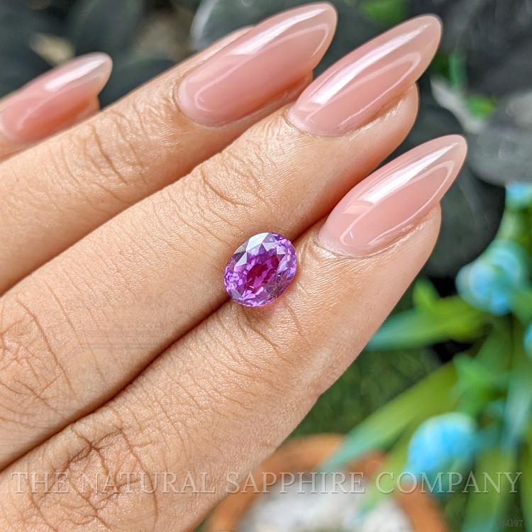 2.02 Ct. Purple Sapphire from Tanzania