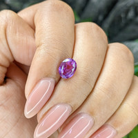 2.02 Ct. Purple Sapphire from Tanzania Life Style