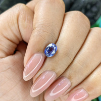 1.56 Ct. Purplish Blue Sapphire from Ceylon (Sri Lanka) Life Style