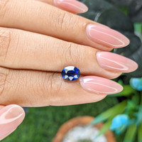 1.61 Ct. Blue Sapphire from Madagascar Life Style