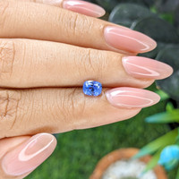 1.06 Ct. Blue Sapphire from Ceylon (Sri Lanka) Life Style