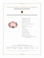 2.14 Ct. Padparadscha Sapphire from Ceylon (Sri Lanka) Scan Report