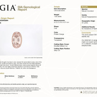 1.89 Ct. Padparadscha Sapphire from Ceylon (Sri Lanka) Scan Report