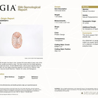 1.09 Ct. Padparadscha Sapphire from Ceylon (Sri Lanka) Scan Report