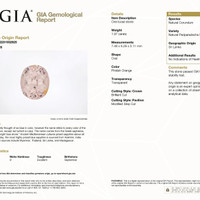 1.97 Ct. Padparadscha Sapphire from Ceylon (Sri Lanka) Scan Report