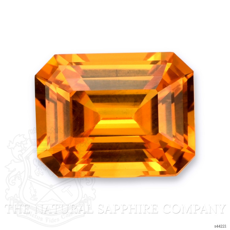 5.16 Ct. Yellowish Orange Sapphire from Ceylon (Sri Lanka)