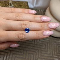 2.55 Ct. Blue Sapphire from Ceylon (Sri Lanka) Life Style