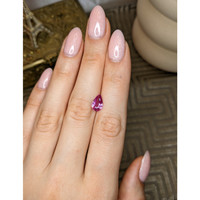 2.00 Ct. Purplish Pink Sapphire from Madagascar Life Style