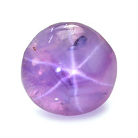 0.97 Ct. Pinkish Purple Star Sapphire from Ceylon (Sri Lanka) Video