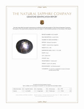 3.86 Ct. Grey Star Sapphire from Ceylon (Sri Lanka) Scan Report
