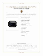 4.55 Ct. Blue Sapphire from Australia Scan Report