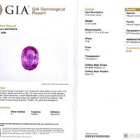 3.02 Ct. Pink Sapphire from Ceylon (Sri Lanka) Scan Report