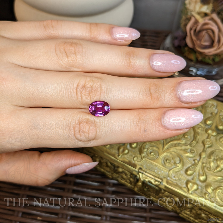 3.02 Ct. Pinkish Purple Sapphire from Ceylon (Sri Lanka)