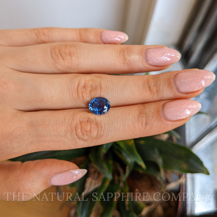 4.02 Ct. Blue Sapphire from Ceylon (Sri Lanka)