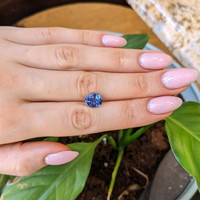 3.04 Ct. Blue Sapphire from Ceylon (Sri Lanka) Life Style