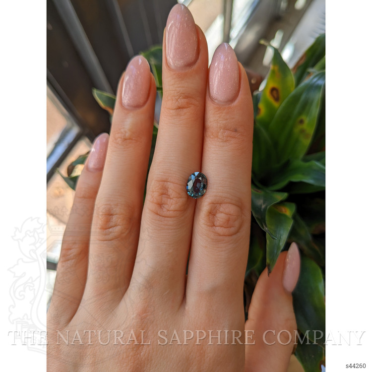 2.05 Ct. Bluish Green Sapphire from Madagascar