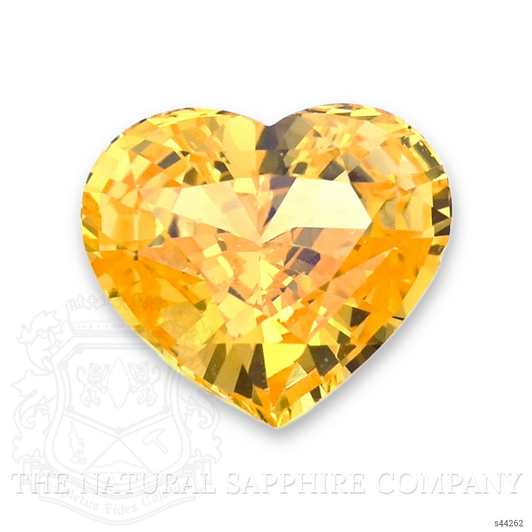 3.12 Ct. Orangish Yellow Sapphire from Ceylon (Sri Lanka)