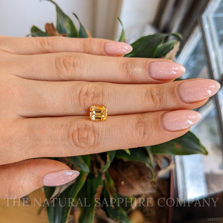 3.54 Ct. Peach Sapphire from Ceylon (Sri Lanka)