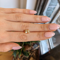 2.99 Ct. Peach Sapphire from Ceylon (Sri Lanka) Life Style