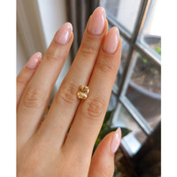 2.99 Ct. Peach Sapphire from Ceylon (Sri Lanka) Life Style