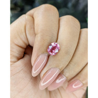 2.07 Ct. Purplish Pink Sapphire from Tanzania Life Style