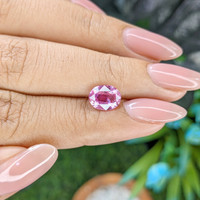 2.07 Ct. Purplish Pink Sapphire from Tanzania Life Style