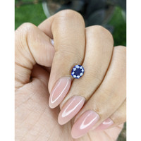 1.17 Ct. Purplish Blue Sapphire from Tanzania Life Style