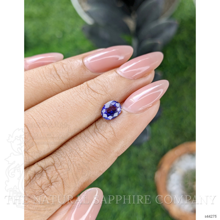 1.05 Ct. Purplish Blue Sapphire from Tanzania
