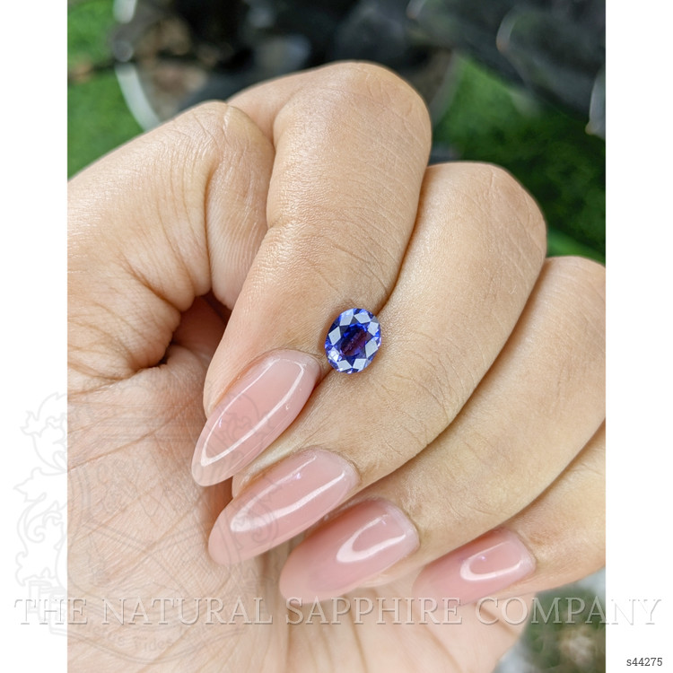 1.05 Ct. Purplish Blue Sapphire from Tanzania