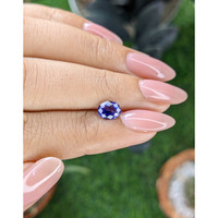 1.05 Ct. Purplish Blue Sapphire from Tanzania Life Style