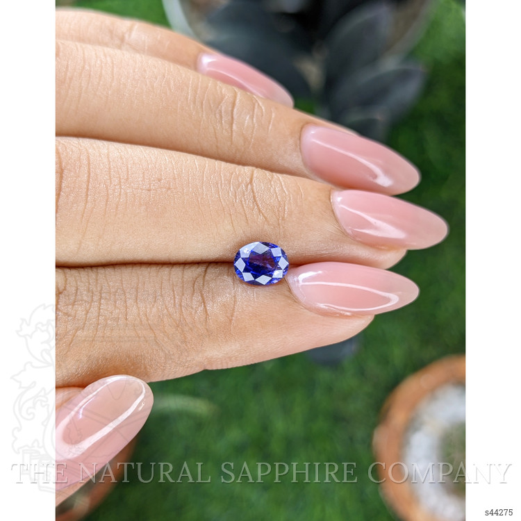 1.05 Ct. Purplish Blue Sapphire from Tanzania