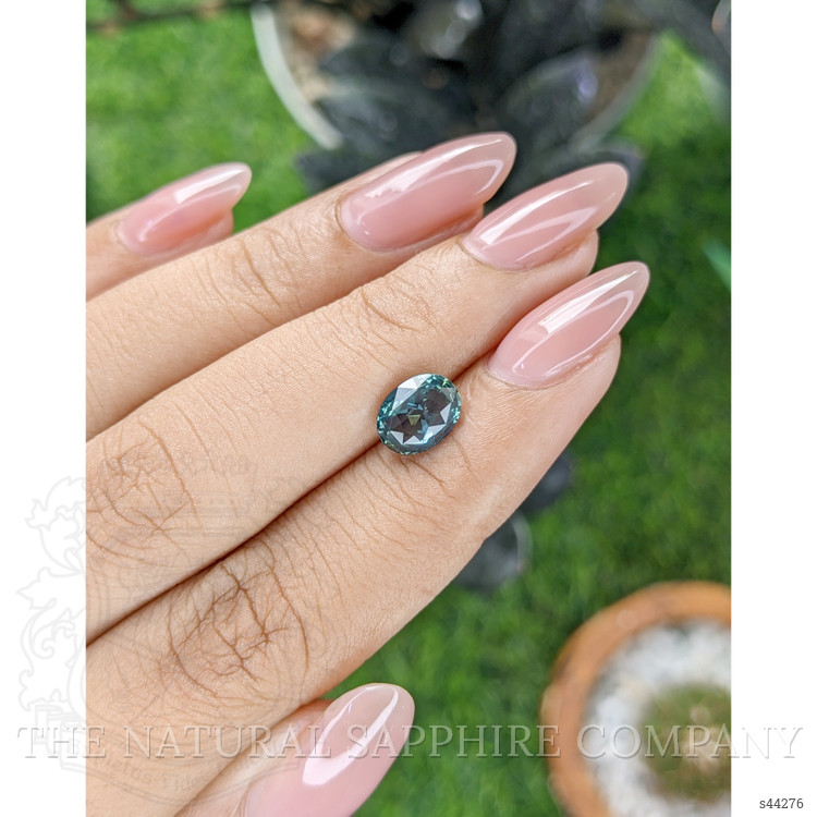 2.07 Ct. Bluish Green Sapphire from Madagascar