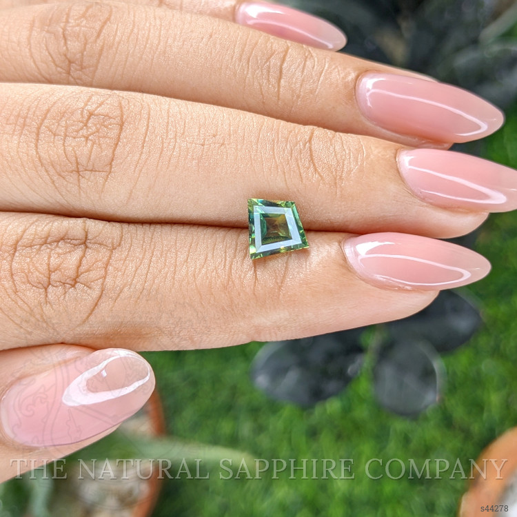 2.06 Ct. Yellowish Green Sapphire from Madagascar